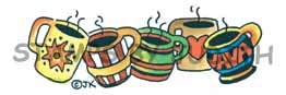 H-130 Row of Mugs
